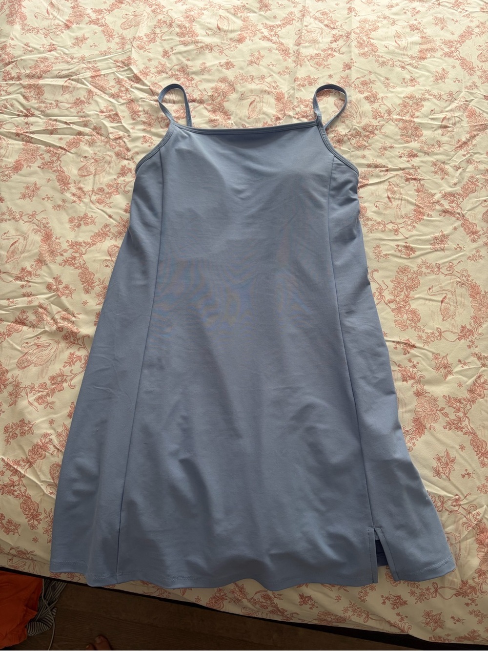 Old Navy Light Blue Spaghetti Strap Skort Dress